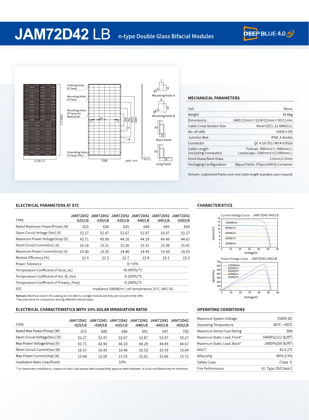 DeepBlue 4.0 JAM72D42 LB datasheet page 2