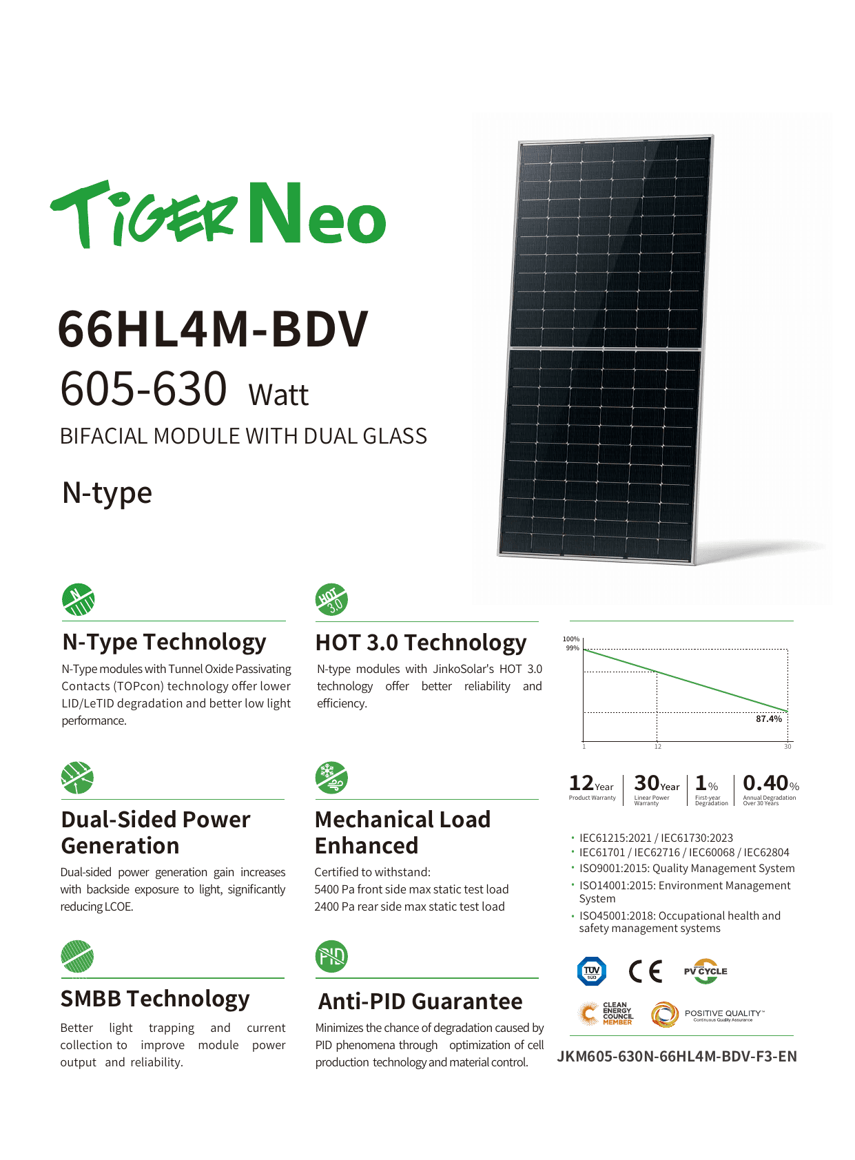 Tiger Neo 66HL4M-BDV datasheet page 1
