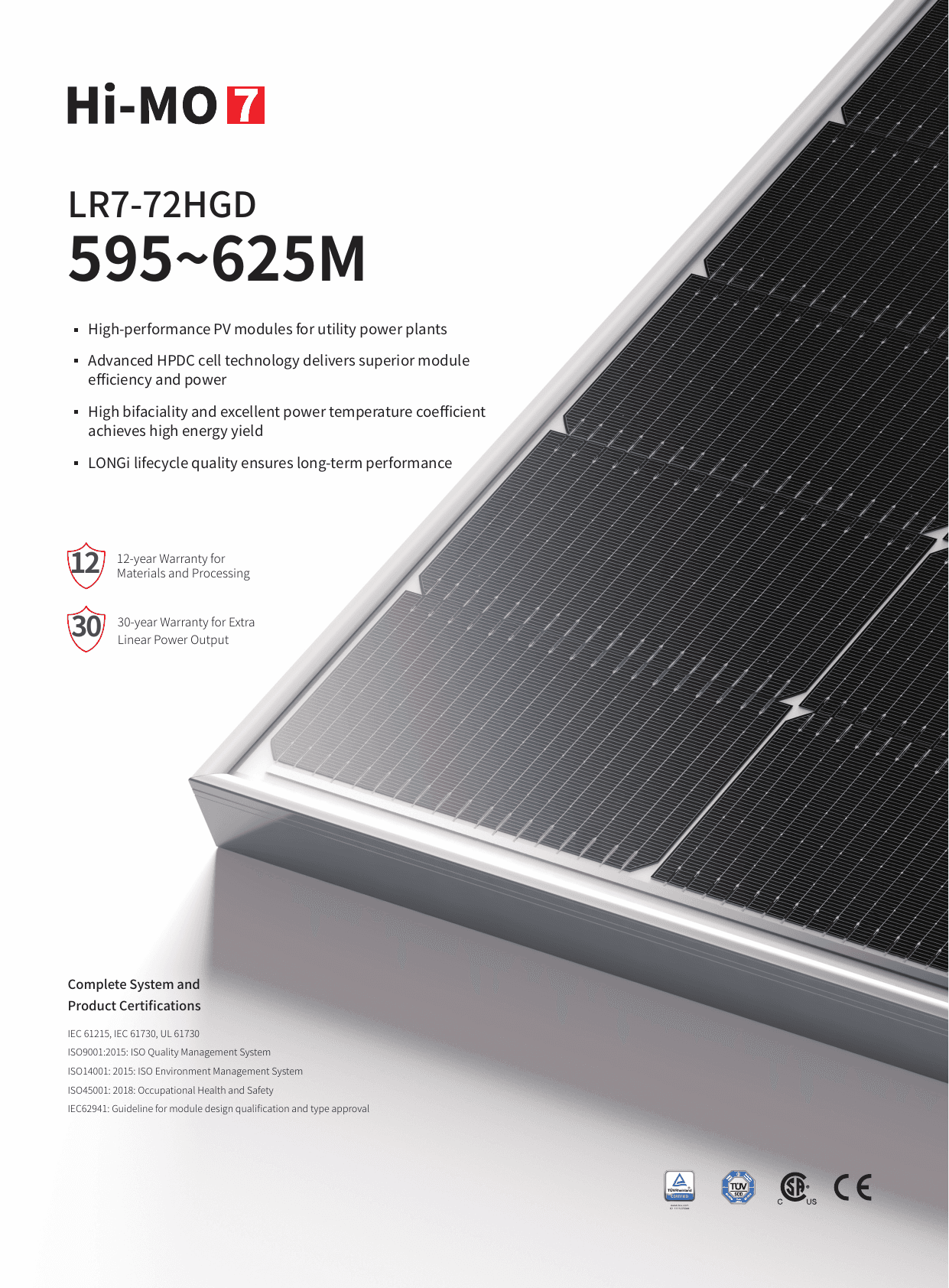 Hi-MO 7 LR7-72HGD datasheet page 1