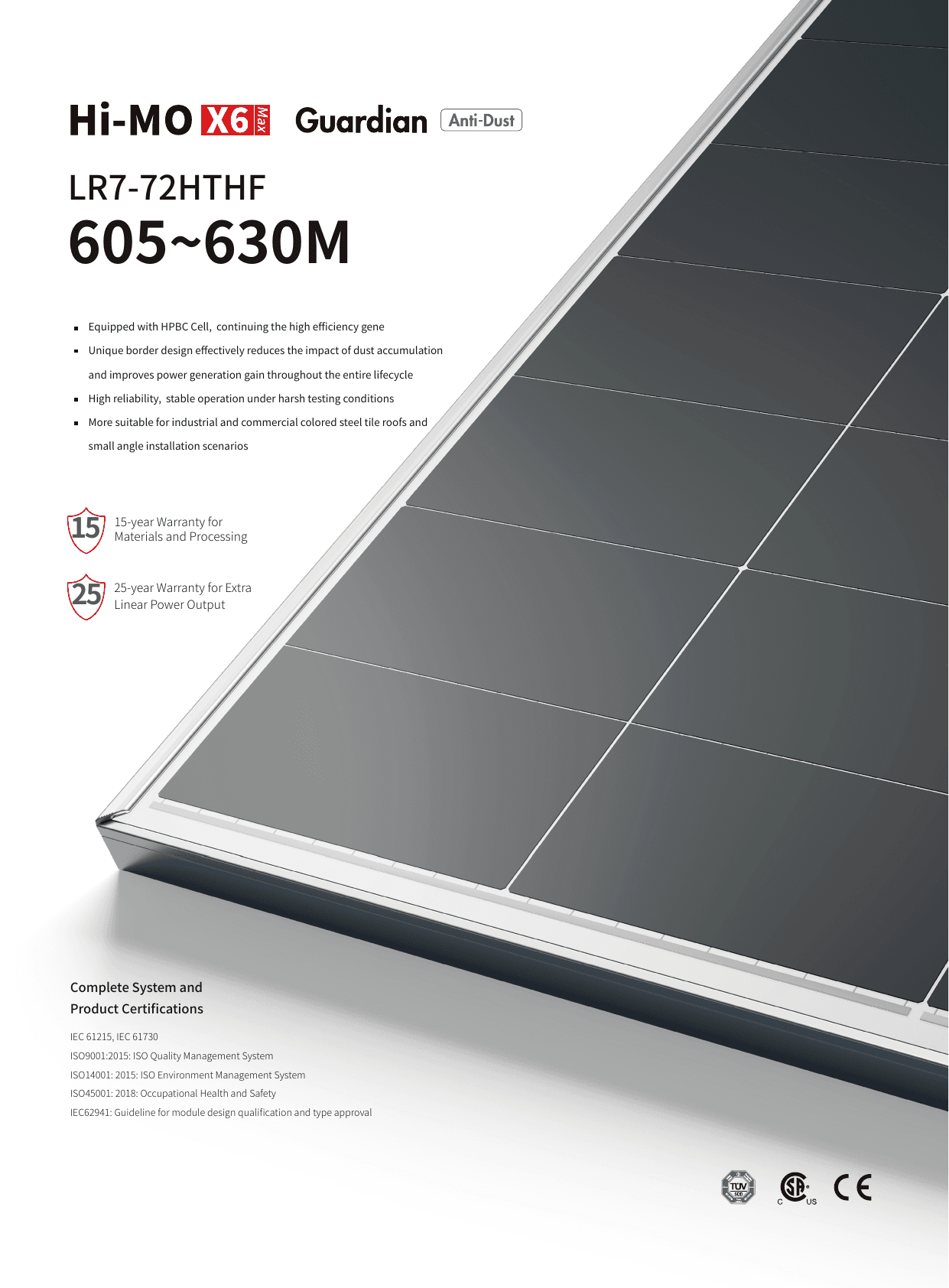 Hi-MO X6 Max Guardian LR7-72HTHF datasheet page 1